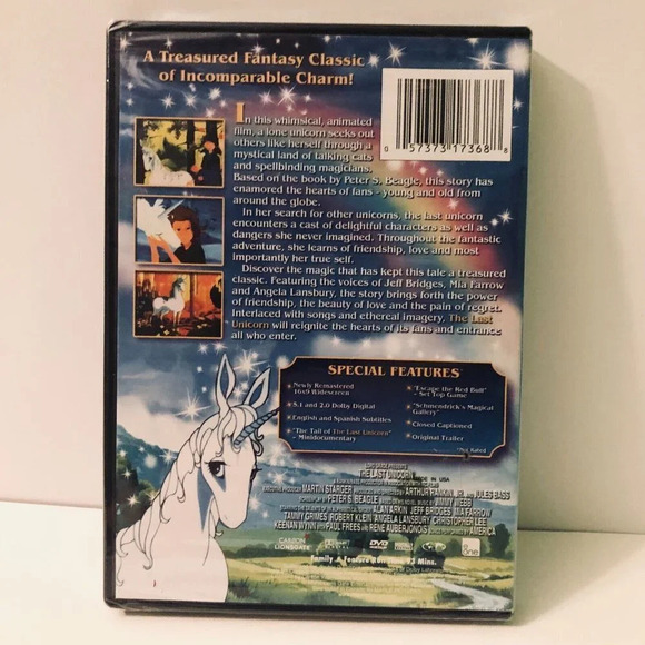 The Last Unicorn  DVD 25th Anniversary Edition Sealed - Picture 4 of 13